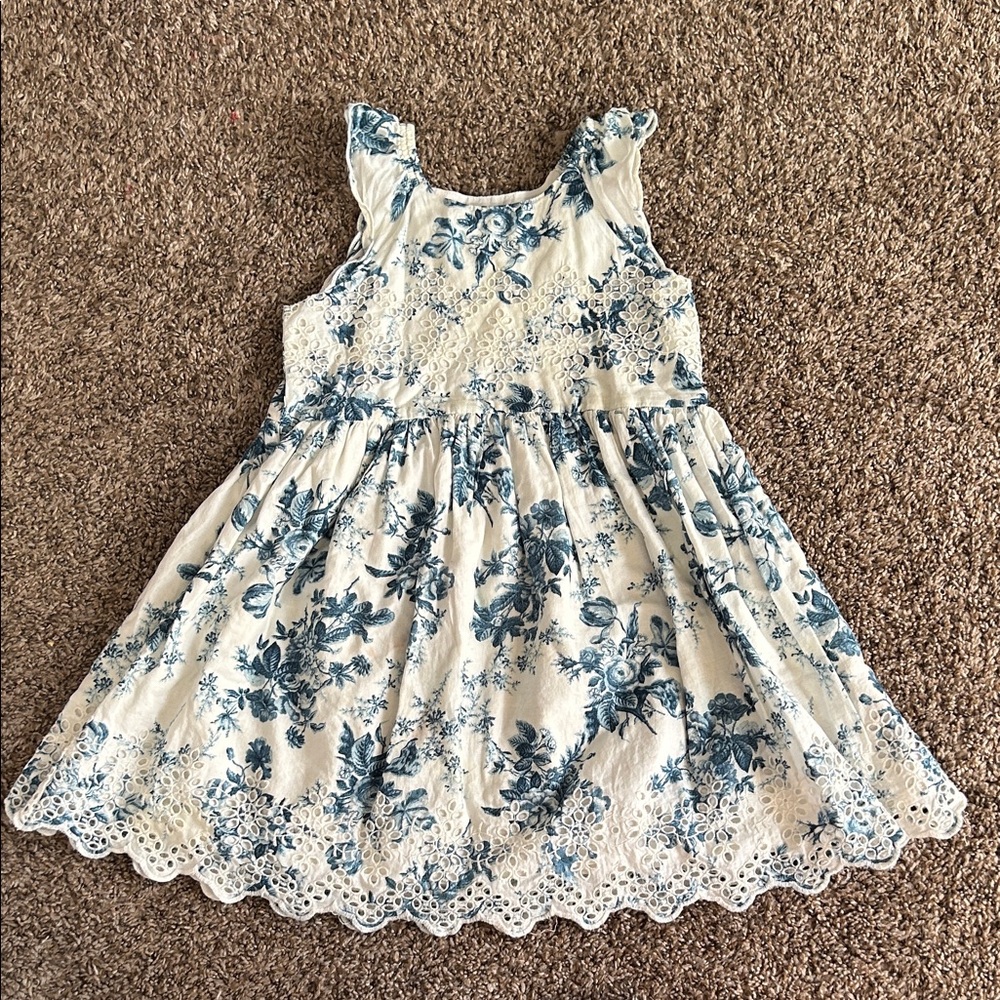 GAP Blue Floral Kids Dress